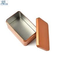 Boîte carrée en métal sur mesure Récipient en métal pour le stockage du thé