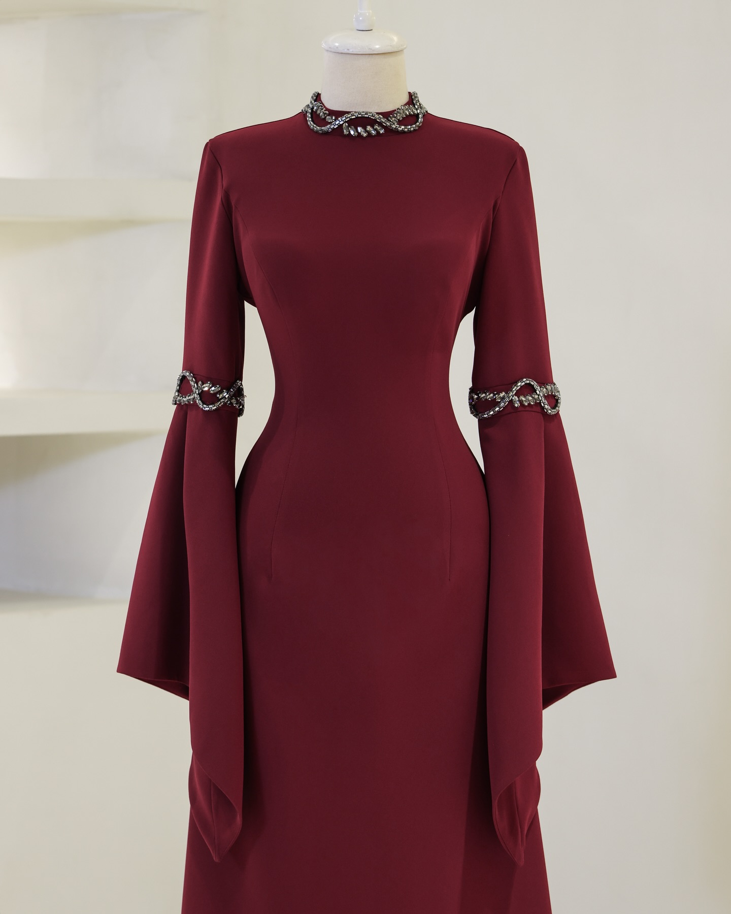 long elegant dress Long Formal Dress cd0192 by Ladivine Champagne / 3XLarge main image 0
