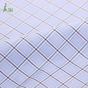 Дешевая мягкая ткань с ощущением рук, тканая клетчатая 40% полиэфирная 30% хлопковая 30% вискозная ткань, готовая к отправке - Product Image 4