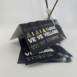 Quantité minimale de commande bas meilleures ventes cartes pliées cartes papier avec impression - Product Image 1