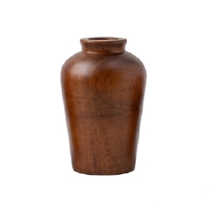 Jarrón de Madera Hecho a Mano, Maceta Decorativa, Centro de Mesa Rústico, Porta Flores para Sala de Estar, Mesa de Comedor - Product Image 1