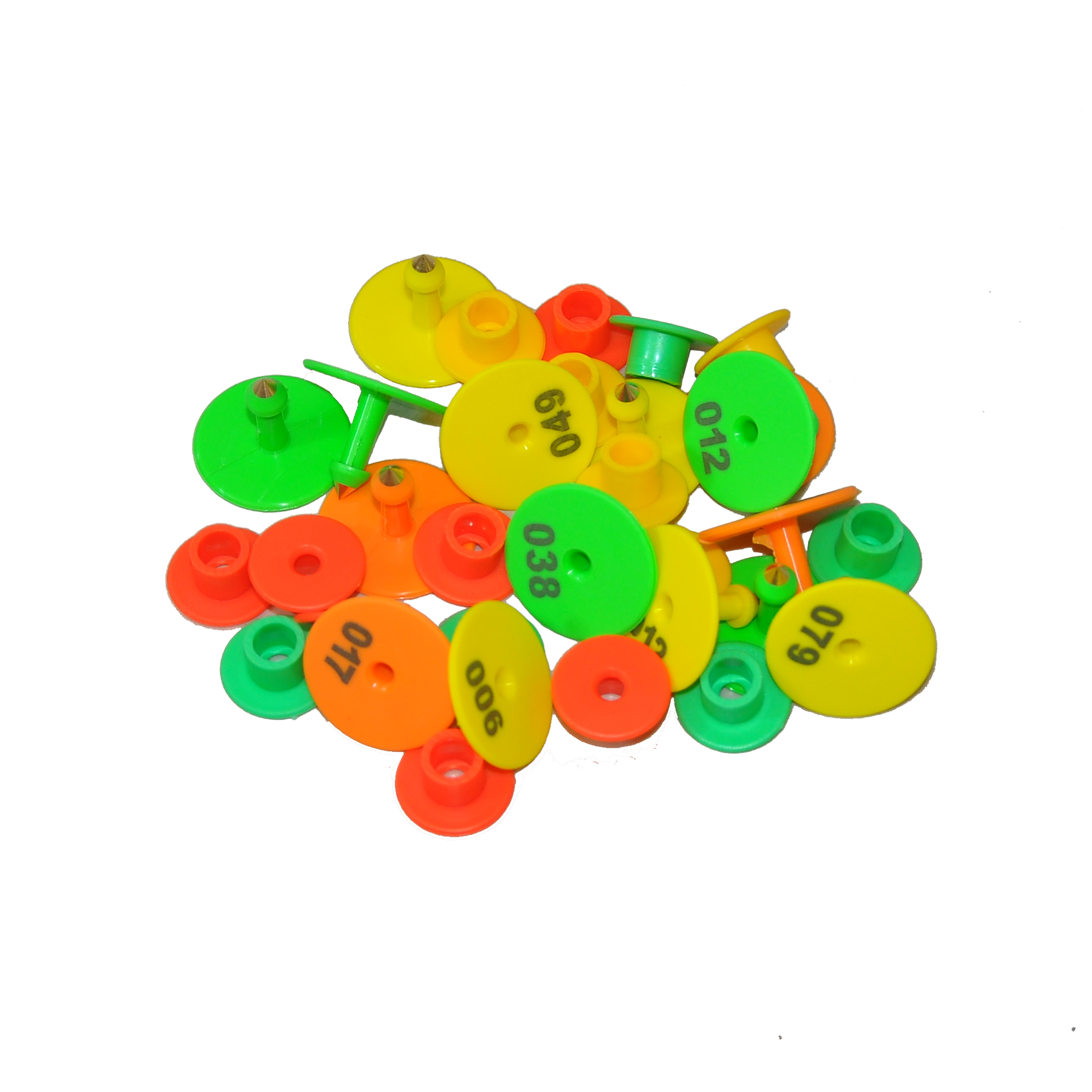 Ушные бирки rfid для свиней, сенсор температуры, пронумерованные Ушные бирки для овец