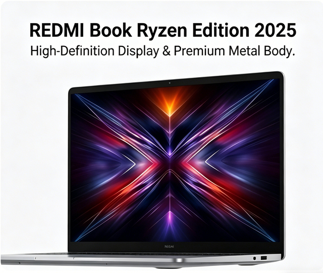 New Xiao Mi Redmi Book Pro 16 2025 7-255H 32GB+1TB 16" IPS 120Hz Metal SSD English Keyboard Ultra Thin High Performance Laptop