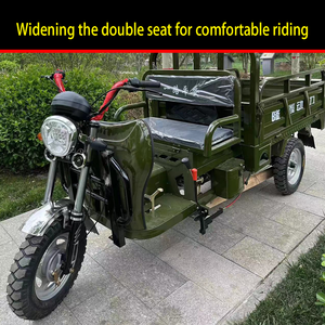 नई पावर गैसोलीन तीन पहिया मोटरसाइकिल बंद शरीर कृषि ईंधन साइकिल चालक के लिए कृषि ईंधन ट्राइसाइकिल - Product Image 4