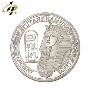 Moneda de Metal Personalizada para Desafío del <span class=keywords><strong>Antiguo</strong></span> <span class=keywords><strong>Egipto</strong></span>, Monedas de Recuerdo del Faraón Egipcio Tutankamón - Product Image 2