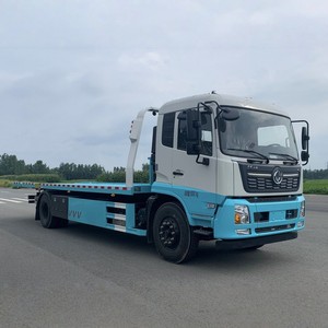 Camión Grúa de Plataforma Deslizante Dongfeng 4x2 de 8 Toneladas, Camión de Remolque de Plataforma Plana de 10 Toneladas con Cabrestante de 5 Toneladas - Product Image 3