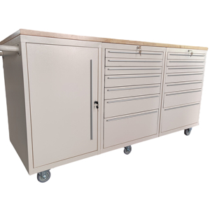 Heavy Duty Professional Tool <b>Trolley</b> Garage Spare Parts Chest Workbench 14 Drawers Tool Cabinet 72inch Private Repair Workshop - Product Image 1