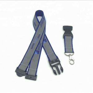 Correa Reflectante de Alta Gama para Cinturón de Seguridad de Avión QM, Impresión Serigráfica, Cordones Reflectantes Personalizados con Logotipo - Product Image 5