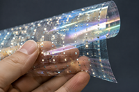 Pantalla LED Transparente Flexible y Adhesiva para Ventanas de Vidrio, Escaparates, Fachadas de Edificios, Publicidad en Centros Comerciales