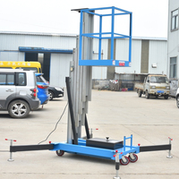 Plateforme élévatrice hydraulique électrique 4m 6m 8m Plateforme élévatrice portable en alliage d'aluminium Plateforme télescopique à vendre
