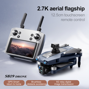 S819 profesional 5G Wifi <span class=keywords><strong>FPV</strong></span> mapeo Drone 2025GPS 2,7 K Cámara 3 ejes cardán 360 evitación de obstáculos Motor sin escobillas Prosumer - Product Image 2