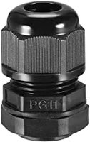 WZUMER M8-M100 Presse-étoupe en nylon noir avec double trou pour 2 câbles, protection IP68, filetage PG