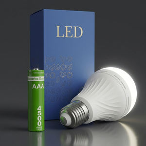 Bombilla LED Recargable de Emergencia A60 de 9W, Batería de Litio de 1200mAh, Material PBT+PP, para Hogar y Camping, SMD, Señalización de <span class=keywords><strong>Salida</strong></span> - Product Image 4