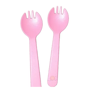 Mini-couverts jetables en PLA (cuillère et <span class=keywords><strong>fourchette</strong></span>) – Emballage individuel – Tendance et populaires pour fêtes et hôtels – Desserts épaissis - Product Image 1