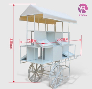 Pink Candy Cart Dessert <strong>Trolley</strong> Dessert Shelf Customized LOGO <strong>Sweet</strong> Cart Food and Beverage Carrie - Product Image 6