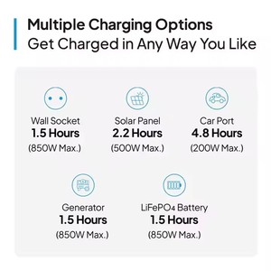 בלוטי ac70p 864wh/1000w ליתיום נטענת מערכות סולאריות בסין ותחנת ניידת - Product Image 6
