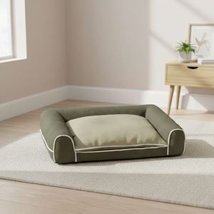 <b>Pet</b> Dog Bed cat Bed Double-layer Orthopedic Foam Plush <b>Sofa</b> Bed Suitable for Orthopedic Dogs Suitable for Both Dogs and Cats - Product Image 1