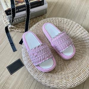 Sandalias Tejidas de Alta Calidad para Mujer, Sandalias de Verano para Exteriores, Zapatos de Playa para Vacaciones - Product Image 2
