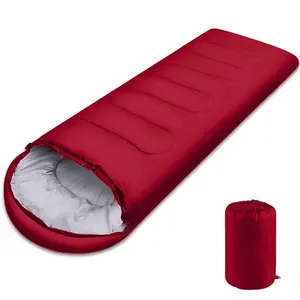 Wholesale Outdoor Camping Thickened Adult Hollow Cotton Winter Envelope Sleeping Bag Winter -20