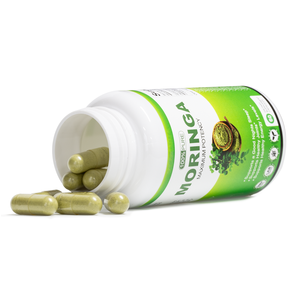 Oem Vegan Moringa Oleifera Leaf Extract Capsules Gezond Huidsupplement Voor Volwassenen Niet Voor Zwangere Vrouwen - Product Image 3