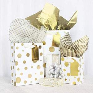 로고 재상할 수 있는 선물 감싸기 부속품을 가진 금박지 티슈 페이퍼 선물 포장 종이 부피 주문 티슈 페이퍼 - Product Image 5