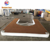 Ponton gonflable Bateau Air Dock Plate-forme plate-forme flottante pour bateau à moteur quai gonflable