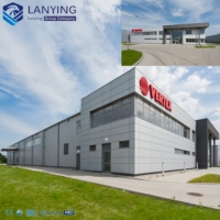 Construcción Rápida de Almacenes Prefabricados con Estructura de Acero, Nave Industrial Metálica de Alta Resistencia