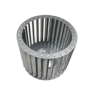 Rueda de ventilador de Metal, impulsor de hoja de acero galvanizado, centrífugo de aluminio y plástico para aspas de ventilador
