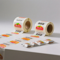 Rouleaux de film d'emballage brillant imprimés sur mesure en usine - Laminage de qualité supérieure pour l'emballage des collations, polyvalent