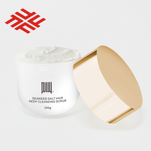 Champú de ácido hialurónico totalmente refrescante, exfoliante anticaspa, nutritivo, sal de algas marinas, exfoliante de limpieza profunda - Product Image 2