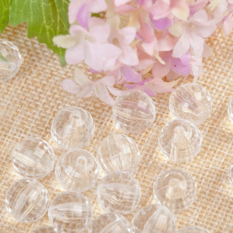 Perline Rotonde Trasparenti AB Da 6 Mm, Perline Di Gomma Acrilica - Foto 13