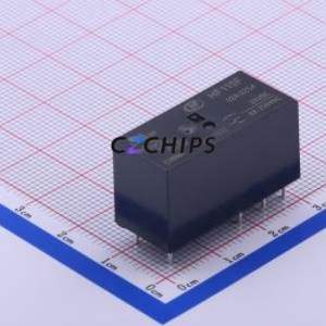 HF115F/024-2ZS4 Power Relay DIP,12.7x29mm Relay 24V 2 Changeover: 2C (DPDT-Changeover)::: 8 8A-250VAC - Product Image 1