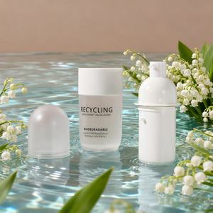 15ml 30ml 50ml 100 ml 30g 50g Replaceable Empty Plastic Skincare Jars Bottles Cosmetic <b>Containers</b> Set for Cream Serum Lotion - Product Image 2