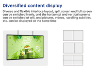Ikinor - Reproductor de Publicidad con Animación, Pantalla LCD de Señalización Digital de 32 a 65 Pulgadas, Resolución 1080p, Clasificación IP65, Software para Tiendas, Montaje en Pared