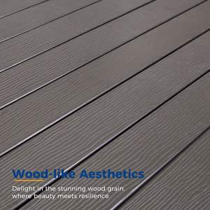 DB Mesa de centro moderna de aluminio para exteriores Mesa de patio rectangular para todo tipo de clima en gris para playa de patio - Product Image 3