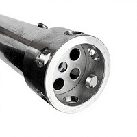 Pompe à fût pneumatique en acier inoxydable IMPA591667 pour le transfert de liquides (huiles, acides, bases) applications marines débit de 90 L/min