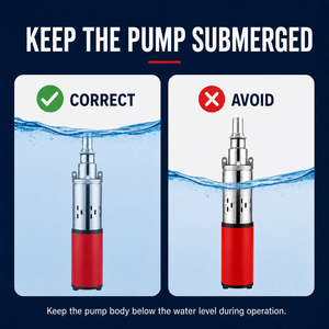 QY Stainless Steel DC Screw Pump Submersible Water Transfer 12V 250W Low Pressure Electric Motor - Product Image 3