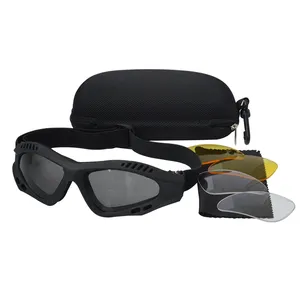 Lunettes de Paintball souples à Air clair du vendeur, lunettes tactiques, lunettes de soleil de tir