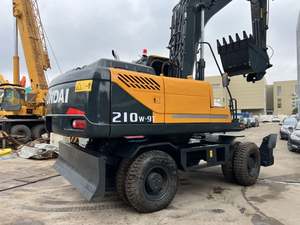 Excavadora Usada de Corea, Excavadora de Segunda Mano Pequeña de 6 Toneladas, R60w R150w R210w, Excavadora de Ruedas Usada Hyundai - Product Image 2