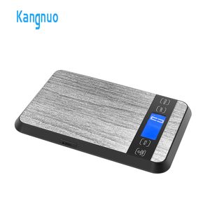 Báscula digital de cocina con plataforma de acero inoxidable de 15 kg y pantalla LCD de precisión para medir alimentos, ideal para hornear, cocinar y uso doméstico. - Product Image 1