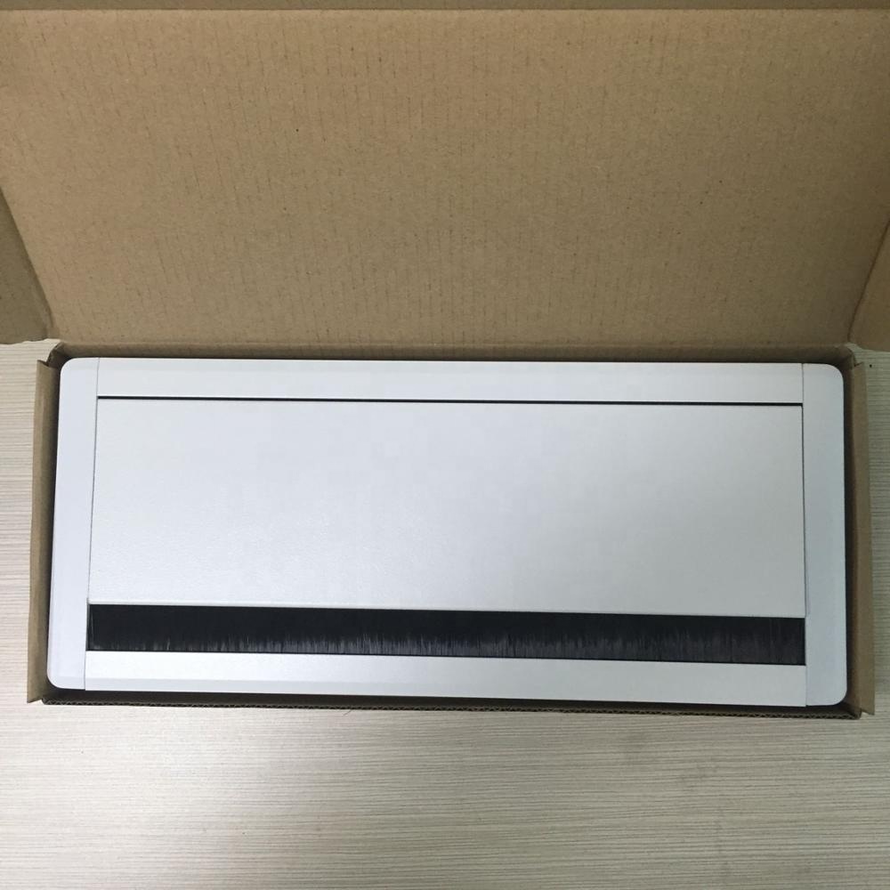 Оптовая продажа, мягкий прямоугольный квадратный Рабочий стол из алюминиевого сплава, рабочий стол, компьютерный стол, силовой кабель, втулка