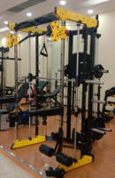 Système de poulie de rack de fitness à câble multifonction pour haltérophilie, machine Smith