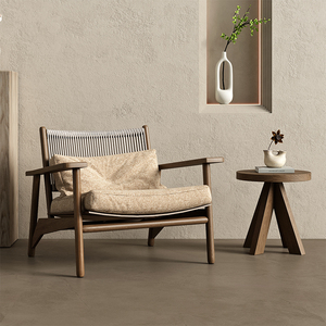 Poltrona di Lusso Nordica Moderna <span class=keywords><strong>in</strong></span> <span class=keywords><strong>Legno</strong></span> Massello Sedia <span class=keywords><strong>da</strong></span> <span class=keywords><strong>Salotto</strong></span> Moderna per il Tempo Libero - Product Image 1