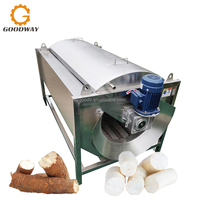 Machine à laver et à éplucher le manioc 500-2000 kg/h pour ligne de traitement du manioc