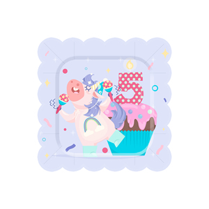 Kit de fête sur le thème des enfants DAMAI, joli gâteau licorne, assiettes en papier jetables, gobelets, vaisselle pour fête de dessert et dîner - Product Image 4