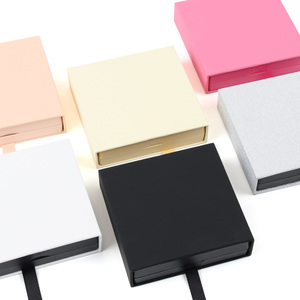 Miễn phí tùy chỉnh giá rẻ Trong suốt PE phim trang sức hiển thị hộp lưu trữ ngăn kéo đồ trang sức gói giấy các tông nổi hộp đồ trang sức - Product Image 4