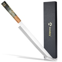 280mm haute qualité Kiritsuke saumon japonais Sashimi couteau à poisson en acier inoxydable thon coupe outil professionnel