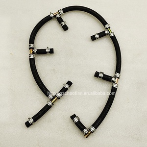 Pièces d'excavatrice E320C E320D, tuyau de retour d'huile de l'injecteur de carburant du moteur, tube de retour d'injecteur S6K avec refroidisseur intermédiaire 212-8606 2128606 - Product Image 1