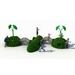 Équipement <span class=keywords><strong>de</strong></span> terrain <span class=keywords><strong>de</strong></span> jeu d'escalade en plein <span class=keywords><strong>air</strong></span> pour bébé doux équipement <span class=keywords><strong>de</strong></span> parc d'attractions pour enfants Grass Hill LLDPE Material Age 3 + EN71 Certified Ningle - Product Image 4