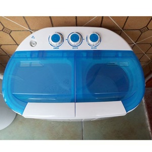 Machine à Laver Portable Semi-Automatique en Plastique <span class=keywords><strong>Mini</strong></span> Double Bac <span class=keywords><strong>3</strong></span>,6 <span class=keywords><strong>kg</strong></span>, Offre Spéciale, Unité Domestique à Double Cylindre, Prise US - Product Image 4